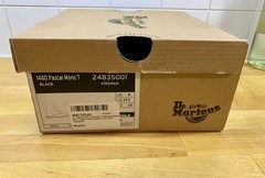 Dr. Martens 1460 Pascal Mono 8-Eye Combat Boot Toddler US 9 Black Virginia