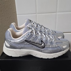 Nike P-6000 Silver Black Light Bone GS 7Y Womens 8.5 Running Shoes HV5064-006