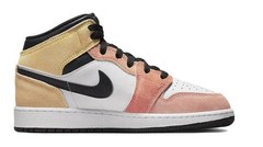 Big Kid’s Jordan 1 Mid SE Magic Ember/Sundial-White (DX4365 800)