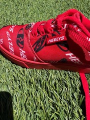 Heelys Pro 20 Prints Red/Black/White Wheel Sneakers Youth US 2