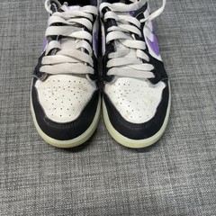 Jordan 1 Retro Low OG Black Raspberry PS Size 12C Glow Sneakers Shoes HF0411-001