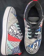 Heelys HE100889 Pro 20 Prints Lace-Up Wheeled Rolling Skate Shoes Youth US 7