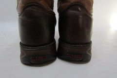 Durango Youth Size 2.5 D Brown Leather Buckaroo Cowboy Western Boots