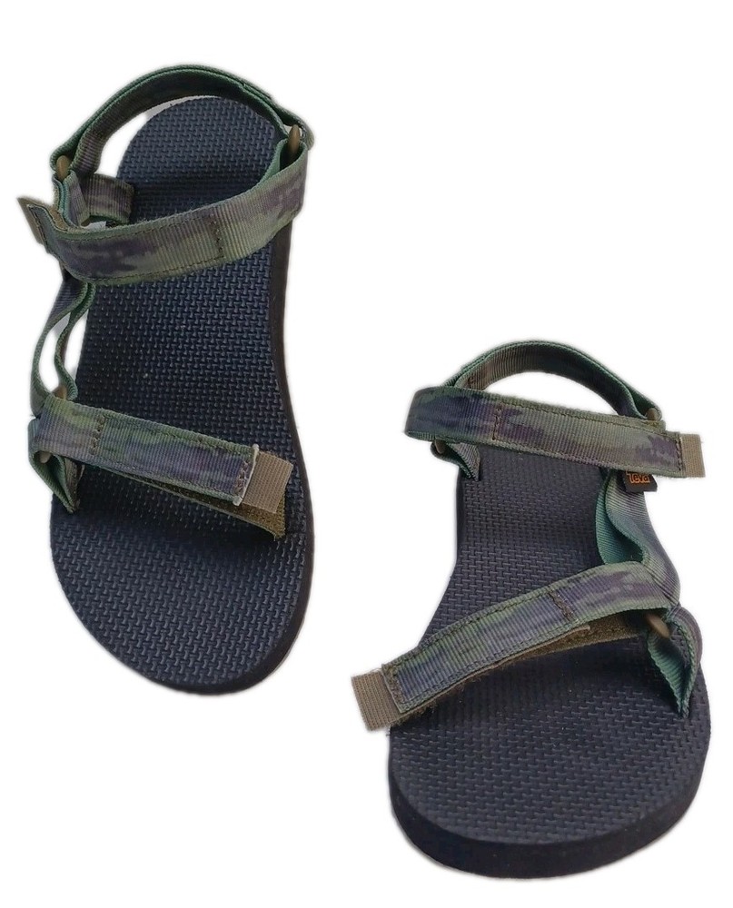 Teva Original Universal Sandals Kids Color Black /Green US Size 5/UK 4