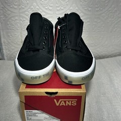 Vans Old Skool OTW Foxing VN0A5AO92HT Black Sneaker Shoes Size 3.5 Kids