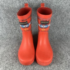 Pendleton Pilot Rock Mid Rain Boots Kids US 13/1 Red Rubber Waterproof