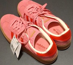 ADIDAS GAZELLE BOLD J (GS) PLATFORM ROSE PINK/SCARLET RED JQ7407 SIZE: 6.5