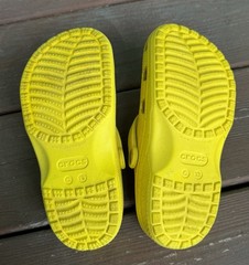 Peeps Crocs Collaboration Kids Shoe Size C13 Sunny Yellow