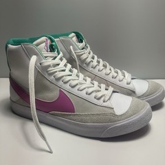 Nike Youth Blazer Mid 77 Dance White Green Pink Shoes Sz 7Y