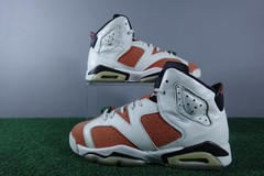 Jordan Air Jordan 6 Retro Shoes Youth Size 7Y White Green Basketball 384665-145