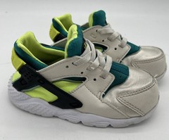 Nike Huarache Run Phantom Volt Bright Spruce 704949-045 Youth US Size 8C Shoes