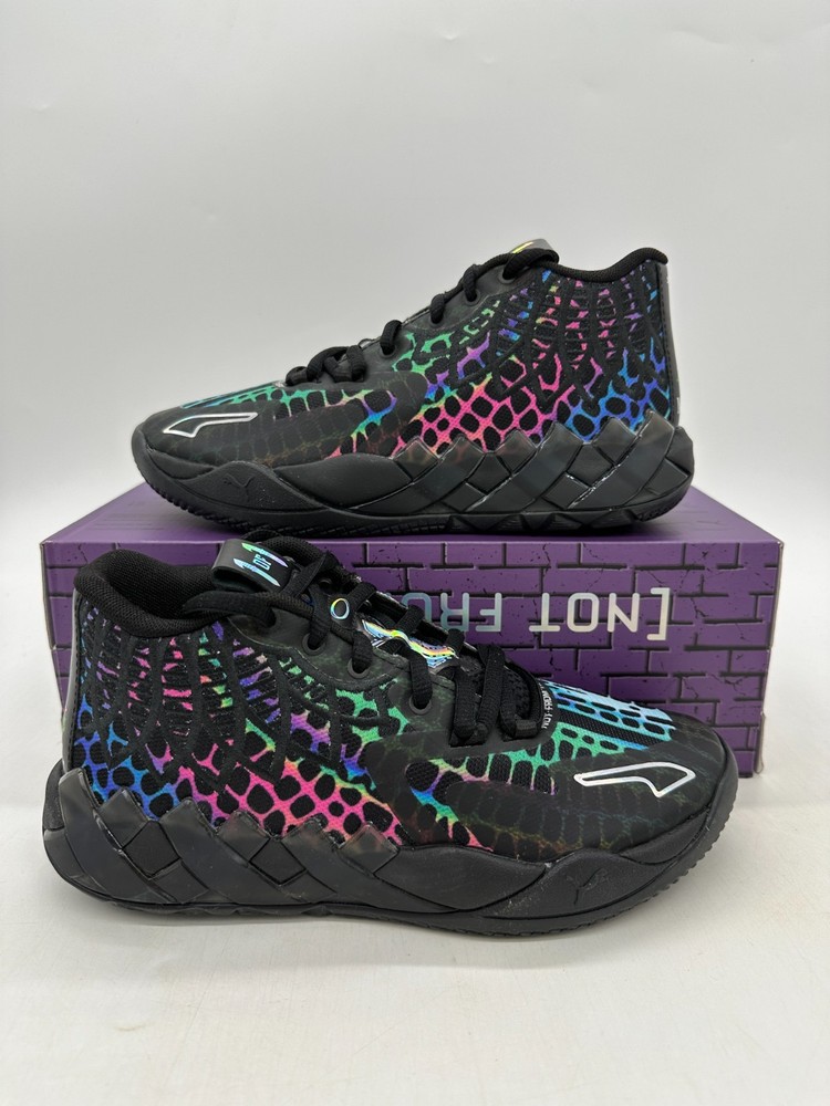 Puma MB.01 „Teenage Mutant Ninja Turtles“ Youth’s Size 5.5 Black Shoes 311615 01