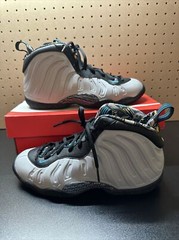 Nike Little Posite One GS „Graffiti“ Wolf Grey Blue 644791-009 Size 6y