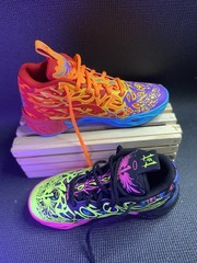 PUMA LaMelo Ball MB.01 Multicolor Mesh Low Top Lace Up Kids Shoes US 5.5
