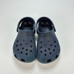 Crocs Classic Clogs Navy Blue Iconic Comfort Slip On Lightweight Kids Size C9