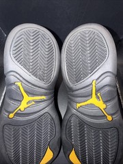 Size 2 (PS) – Jordan 12 Retro Mid Black Taxi, 151186-071, New With Box