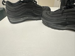Nike Air Max 97 Triple Black Kids Size 5.5Y Youth Sneakers – Used