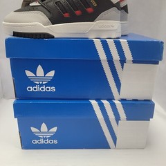 Adidas Drop Step Children’s US 11.5K Sneakers GX6517 Black Grey Red NEW with Box