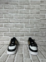Nike Force 1 BG Black/Metallic Silver-White Big Kid’s Sneakers HV0937-010 Sz 5