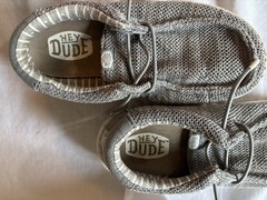 Cute Hey Dude Wally Stretch Sox Kids Slip On Gray Shoes Size J 1