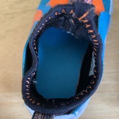Nike Flex Runner 2 LIL PSV Blue Orange Kids Preschool Running Shoes Size 5C
