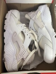 Nike Huarache Run (GS) White/Pure Platinum Unisex Kids 6.5Y MPN 654275-110