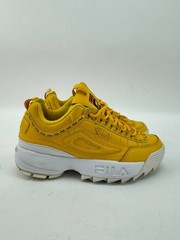Fila Disruptor 2 Premium Repeat K ‚Canary Yellow‘ 3FM00406-743 Kids Shoes Sz 7