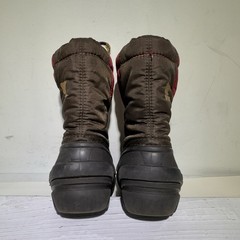 SOREL Cub Brown Maroon Insulated Waterproof Winter Snow Boots Toddler Size 7