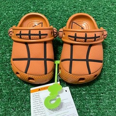 Size 4 – Crocs Iconic Classic Basketball Clogs Brown Black 210021-805 Ship Fast!