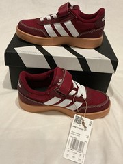 Adidas Breakbase Kid’s Size 11 burgundy Gum Sole JR9781 New