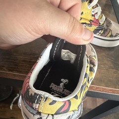VANS x Peanuts Snoopy Multicolor Canvas Low Top Sneakers Kids US 6C
