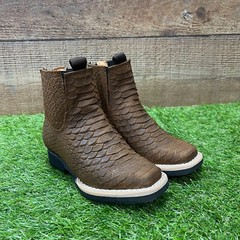 Baby/Toddlers Rodeo Western Python Cowboy Boots Zipper Botin Nino Piton Est. 281
