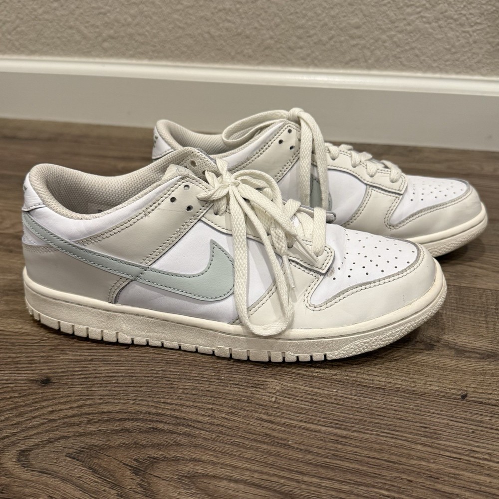 Nike Dunk Low GS Phantom Mint Foam Green White Youth Size 7Y GUC