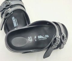 Birkenstock Rubber Black Waterproof Eva Sandals Kids Size 31 Eur