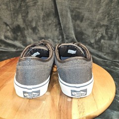 VANS Atwood Textile Black Orion Low Top Canvas Sneakers VN000KC47AD Youth 5 Y
