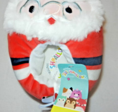 Squishmallows Nick Santa Claus Kids Christmas Slippers Size 13-1