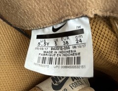 Nike Air Force 1 Low Top Leather Brown Unisex Kids Sneakers US 5.5Y 943312-200