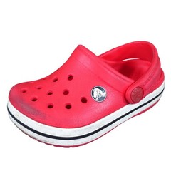 Crocs Crocband Toddler Unisex Sandal Size 4-5T Casual Water Shoe Red Synthetic