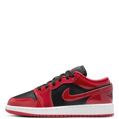Big Kid’s Jordan 1 Low SE Black/Varsity Red-White (HV4396 006)