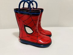 Marvel Spiderman Children’s Rubber Rainboots Sz (5-6)