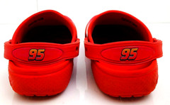 CROCS Kids‘ Size J1 Fun Lab Disney and Pixar Cars Red Clogs