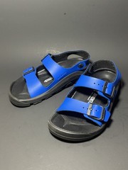 Birkenstock Blue Kids Mogami Strap Sandal Size 32 US 1- 1.5