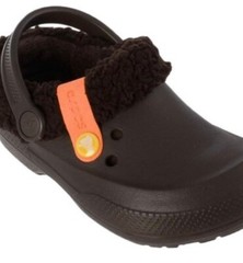 New Crocs 14462 Blitzen II Lined Clog (Toddler/ Little Kid) Espresso C8/9