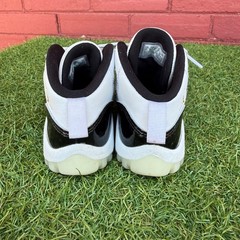 Jordan 11 Retro Gratitude White Black Gold Kids Sneakers 10C 378040-170