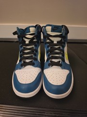 Nike Dunk High, 7Y Spruce, Volt