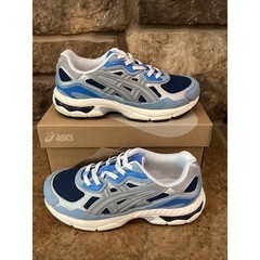 ASICS GEL-NYC PS Kids Independence Blue Gravel Sneakers 1204A176-400 Size 3Y New