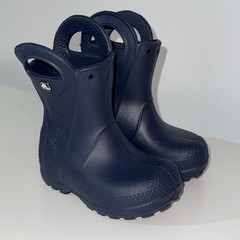 Crocs Rain Boots Children’s Size C6 Blue Unisex Waterproof 12803