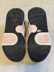 Nike Kids Hook & Loop Strap Athletic Sneakers Pink/Black US 13C Girls Basketball