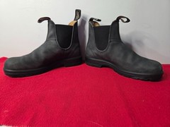 Blundstone Chelsea Boots-Black Leather- Size AU4 (US Youth 5) Pre-owned