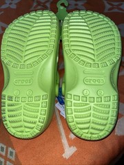Crocs Monsters Inc Mike Wazowski Clogs Green Kids Size J2 Disney Pixar New